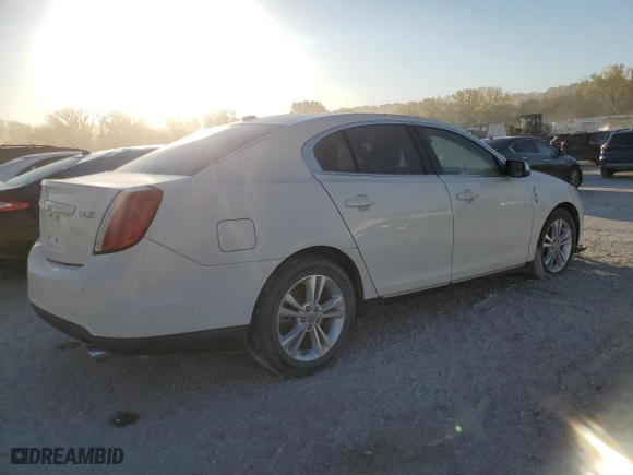 2010 Lincoln MKS with VIN 1LNHL9DR6AG609332, listed as a Copart auction lot 76629434 with 212,152 mi miles and Salvage Title. Bid and sale history available at carsss.com. Image 3.