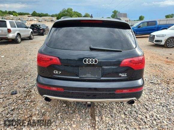 2015 Audi Q7 Premium Plus with VIN WA1LGAFE4FD026419, listed as a Copart auction lot 62764485 with 156,613 mi miles and Clean title. Bid and sale history available at DreamBid. Image 6.