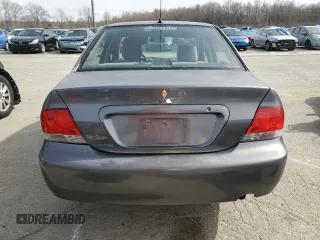2006 Mitsubishi Lancer ES with VIN JA3AJ26E46U047287, listed as a Copart auction lot 49854145 with 271,722 mi miles and Salvage Title. Bid and sale history available at carsss.com. Image 6.