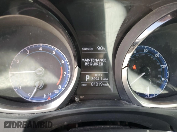 2016 Toyota Corolla L with VIN 2T1BURHE4GC676307, listed as a Copart auction lot 60266715 with 81,819 mi miles and Salvage title. Bid and sale history available at DreamBid. Image 9.
