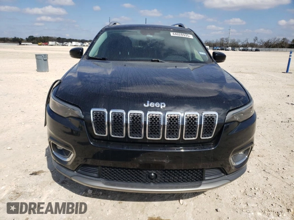 2019 Jeep Cherokee Limited with VIN 1C4PJLDX0KD144244, listed as a Copart auction lot 44028935 with 43,777 mi miles and Clean title. Bid and sale history available at DreamBid. Image 5.