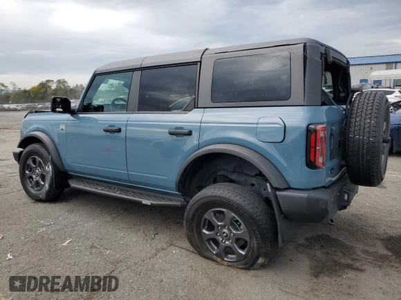 2021 Ford Bronco z VIN 1FMEE5BP8MLA68271, wystawiony jako Copart lot #72126884 z przebiegiem 36 942 mil mil oraz Szkoda całkowita • Salvage title. Historia ofert i sprzedaży dostępna na DreamBid. Obrazek 2.