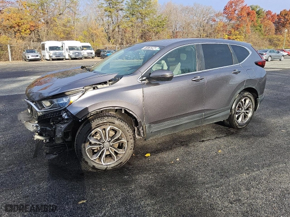 2020 Honda CR-V EX with VIN 7FARW1H56LE015611, listed as a Copart auction lot 81578394 with 105,282 mi miles and Clean Title. Bid and sale history available at carsss.com. Image 1.
