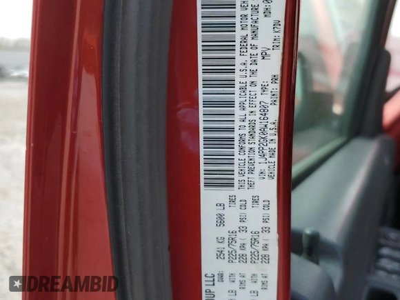 2010 Jeep Liberty Sport z VIN 1J4PP2GK0AW164807, wystawiony jako Copart lot #52411825 z przebiegiem Nie podano mil oraz Szkoda całkowita • Salvage title. Historia ofert i sprzedaży dostępna na DreamBid. Obrazek 15.