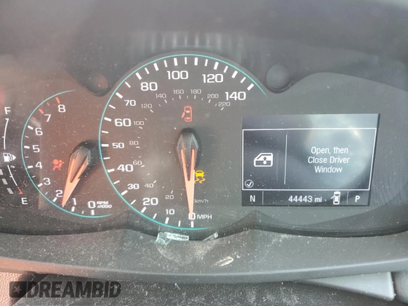 2020 Chevrolet Trax LT with VIN KL7CJLSB5LB347100, listed as a Copart auction lot 54369085 with 44,443 mi miles and Salvage title. Bid and sale history available at DreamBid. Image 9.