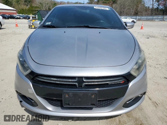 2015 Dodge Dart GT with VIN 1C3CDFEBXFD166403, listed as a Copart auction lot 53940105 with 130,242 mi miles and Clean Title. Bid and sale history available at DreamBid. Image 5.