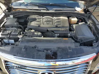 2011 Infiniti QX56 8-passenger with VIN JN8AZ2NC6B9302422, listed as a Copart auction lot 78428204 with 98,044 mi miles and Salvage Title. Bid and sale history available at carsss.com. Image 12.