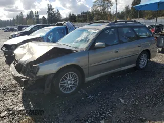2000 Subaru Legacy with VIN 4S3BH6451Y7301048, listed as a Copart auction lot 76577554 with 135,410 mi miles and Salvage title. Bid and sale history available at DreamBid. Image 1.
