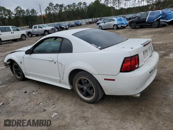 2003 Ford Mustang Standard with VIN 1FAFP404X3F327058, listed as a Copart auction lot 85322354 with 0 mi miles and Salvage Title. Bid and sale history available at carsss.com. Image 2.