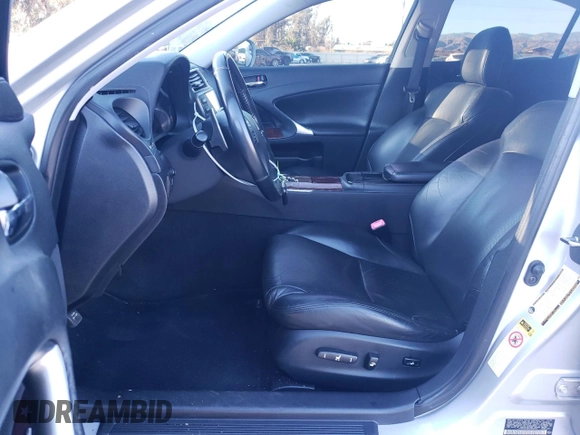 2006 Lexus IS 250 Manual with VIN JTHBK262865008252, listed as a Copart auction lot 84763724 with 140,277 mi miles and Salvage Title. Bid and sale history available at carsss.com. Image 7.