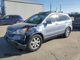 2007 Honda CR-V EX-L with VIN JHLRE48727C051481, listed as a Copart auction lot 43058455 with 173,537 mi miles and Salvage Title. Bid and sale history available at carsss.com. Image 1.