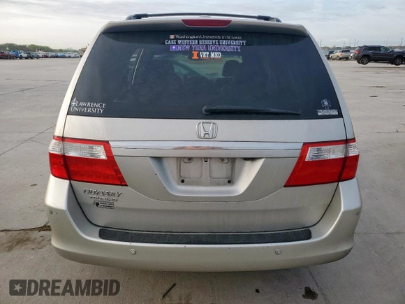2006 Honda Odyssey TOURING with VIN 5FNRL38806B076550, listed as a Copart auction lot 50841395 with 224,573 mi miles and Salvage Title. Bid and sale history available at carsss.com. Image 6.