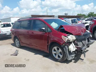 2012 Toyota Sienna LE AAS with VIN 5TDKK3DC8CS234672, listed as a IAAI auction lot 42553219 with 179,096 mi miles and . Bid and sale history available at DreamBid. Image 1.