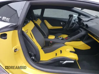 2020 Lamborghini Huracan z VIN ZHWUF5ZF6LLA14566, wystawiony jako Copart lot #84107514 z przebiegiem 10 503 mil mil oraz Szkody całkowita. Historia ofert i sprzedaży dostępna na DreamBid. Obrazek 10.