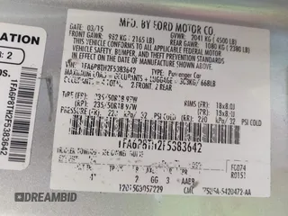 2015 Ford Mustang EcoBoost с VIN 1FA6P8TH2F5383642, выставлен на аукционе IAAI как лот 42054246 с пробегом 104 061 миль миль и . История ставок и продаж доступна на DreamBid. Изображение 9.