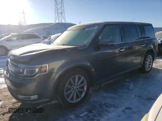 2015 Ford Flex Limited with VIN 2FMHK6D86FBA09370, listed as a Copart auction lot 87898235 with 84,498 mi miles and Salvage Title. Bid and sale history available at carsss.com. Image 1.