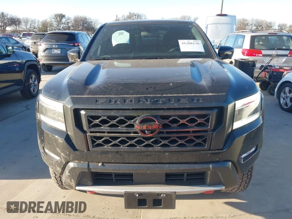 2023 Nissan Frontier Pro-4X with VIN 1N6ED1EK7PN661626, listed as a IAAI auction lot 41208136 with 18,644 mi miles and . Bid and sale history available at DreamBid. Image 13.