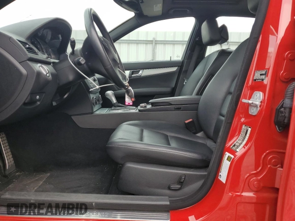2008 Mercedes-Benz C 300 Sport with VIN WDDGF54X58F037691, listed as a Copart auction lot 58931555 with Not provided miles and Salvage title. Bid and sale history available at DreamBid. Image 7.
