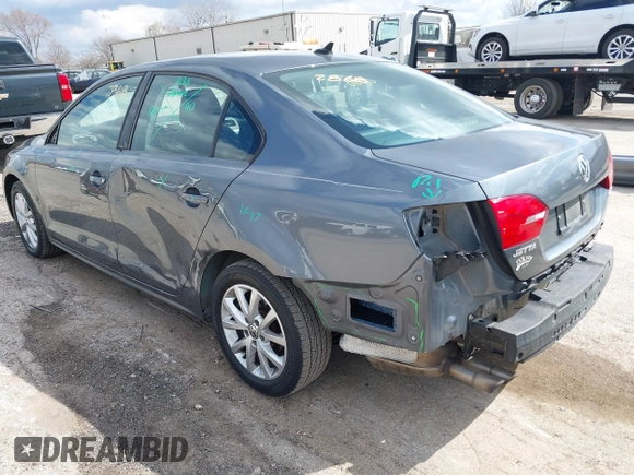 2013 Volkswagen Jetta Sedan SE with VIN 3VWDP7AJ0DM280614, listed as a IAAI auction lot 41882868 with 142,363 mi miles. Bid and sale history available at carsss.com. Image 6.