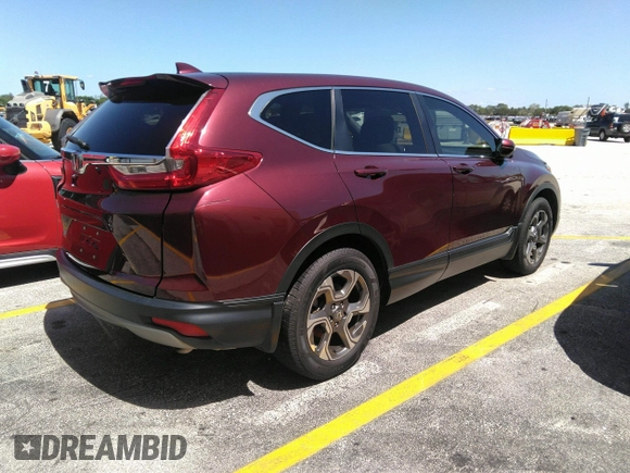2019 Honda CR-V EX with VIN 2HKRW1H57KH500951, listed as a IAAI auction lot 41936738 with 45,901 mi miles. Bid and sale history available at carsss.com. Image 4.
