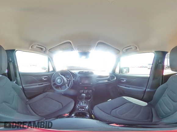 2017 Jeep Renegade Altitude with VIN ZACCJABB4HPF44621, listed as a Copart auction lot 63526195 with 96,485 mi miles and Salvage title. Bid and sale history available at DreamBid. Image 15.