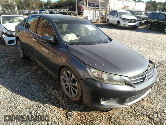 2013 Honda Accord Sport with VIN 1HGCR2F50DA094514, listed as a IAAI auction lot 35109256 with 78,728 mi miles and . Bid and sale history available at DreamBid. Image 1.