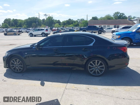 2014 Lexus GS 350 with VIN JTHBE1BL1E5041964, listed as a IAAI auction lot 41944791 with 226,264 mi miles. Bid and sale history available at carsss.com. Image 15.