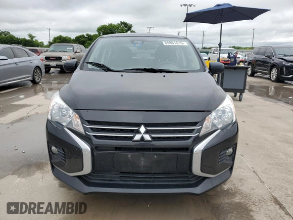 2022 Mitsubishi Mirage ES with VIN ML32FUFJ2NHF06863, listed as a Copart auction lot 55861615 with 29,514 mi miles and Salvage title. Bid and sale history available at DreamBid. Image 5.