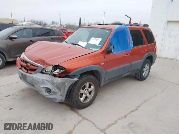 2006 Mazda Tribute i with VIN 4F2YZ02Z96KM08546, listed as a IAAI auction lot 41554299 with Not Provided miles and . Bid and sale history available at carsss.com. Image 2.