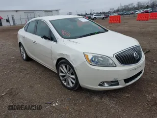 2013 Buick Verano Leather Group with VIN 1G4PS5SKXD4149000, listed as a IAAI auction lot 41947389 with 132,628 mi miles. Bid and sale history available at carsss.com. Image 1.