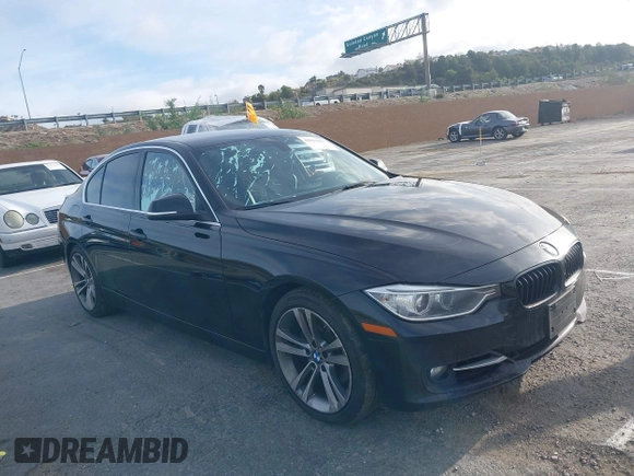 2015 BMW 3 Series 328i with VIN WBA3A5C55FP604316, listed as a IAAI auction lot 41915627 with 120,594 mi miles. Bid and sale history available at carsss.com. Image 1.