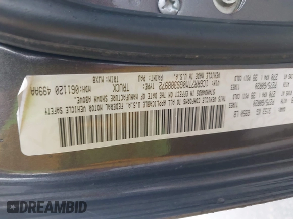 2016 Ram 1500 Outdoorsman z VIN 1C6RR7TM0GS388972, wystawiony jako IAAI lot #42403917 z przebiegiem 225 592 mil mil oraz . Historia ofert i sprzedaży dostępna na DreamBid. Obrazek 9.