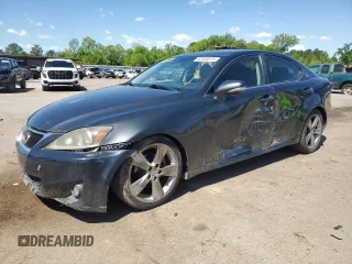 2011 Lexus IS 250 with VIN JTHBF5C29B5134639, listed as a Copart auction lot 52558875 with 265,102 mi miles and Salvage Title. Bid and sale history available at DreamBid. Image 1.