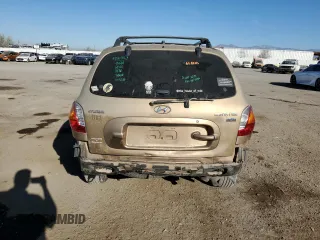 2004 Hyundai Santa Fe GLS with VIN KM8SC13E64U786989, listed as a Copart auction lot 86345804 with 168,016 mi miles and Salvage Title. Bid and sale history available at carsss.com. Image 6.