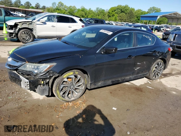 2016 Acura ILX w/Premium/A-SPEC Pkg with VIN 19UDE2F82GA000812, listed as a Copart auction lot 52604965 with 61,237 mi miles and Salvage Title. Bid and sale history available at carsss.com. Image 1.