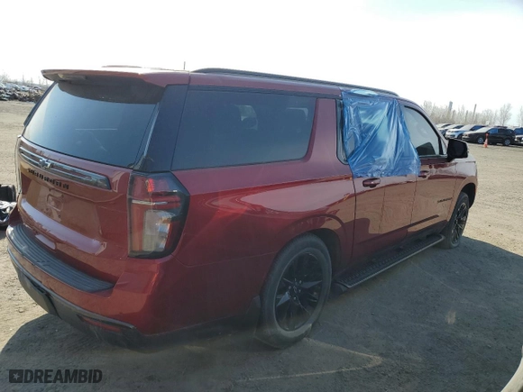 2021 Chevrolet Suburban Z71 with VIN 1GNSKDKD4MR208675, listed as a Copart auction lot 86698374 with 109,560 mi miles and Clean Title. Bid and sale history available at carsss.com. Image 3.