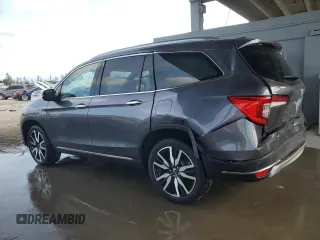 2021 Honda Pilot Touring 8-Passenger with VIN 5FNYF5H93MB014192, listed as a Copart auction lot 44785555 with 32,289 mi miles and Salvage Title. Bid and sale history available at DreamBid. Image 2.