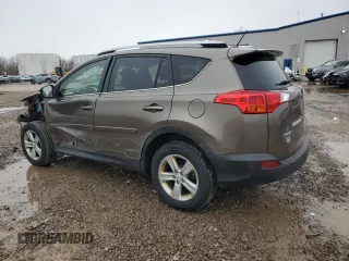 2014 Toyota RAV4 XLE with VIN JTMRFREV8ED091906, listed as a Copart auction lot 52338795 with 141,725 mi miles and Salvage Title. Bid and sale history available at carsss.com. Image 2.