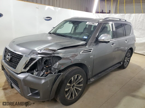2019 Nissan Armada SL with VIN JN8AY2NDXK9091527, listed as a Copart auction lot 50547795 with NaN miles and Clean Title. Bid and sale history available at carsss.com. Image 1.
