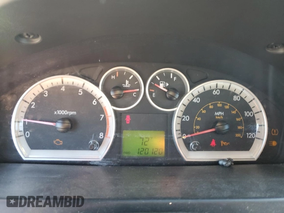 2010 Chevrolet Aveo 2LT with VIN KL1TG6DEXAB133847, listed as a Copart auction lot 56783285 with 120,120 mi miles and Salvage title. Bid and sale history available at DreamBid. Image 9.
