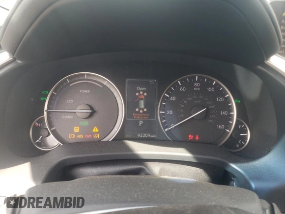 2016 Lexus RX 450h with VIN 2T2BGMCA4GC007917, listed as a Copart auction lot 52863205 with 93,309 mi miles and Salvage Title. Bid and sale history available at DreamBid. Image 9.
