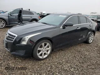 2014 Cadillac ATS Luxury RWD with VIN 1G6AB5RX9E0166717, listed as a Copart auction lot 42638555 with 137,912 mi miles and Salvage Title. Bid and sale history available at carsss.com. Image 1.