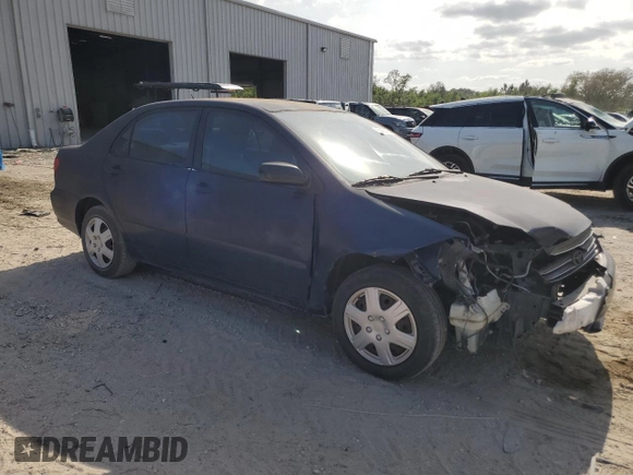 2004 Toyota Corolla CE with VIN 1NXBR32E64Z219676, listed as a Copart auction lot 54433135 with 187,495 mi miles and Salvage Title. Bid and sale history available at DreamBid. Image 4.