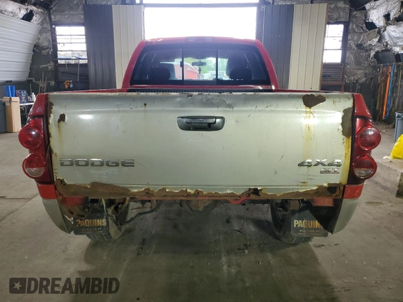 2007 Dodge 1500 SLT с VIN 1D7HU18267J628352, выставлен на аукционе Copart как лот 56397715 с пробегом 206 423 миль миль и Списание • Salvage title. История ставок и продаж доступна на DreamBid. Изображение 6.