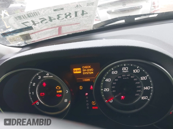 2011 Acura MDX с VIN 2HNYD2H20BH551210, выставлен на аукционе IAAI как лот 41834547 с пробегом 110 205 миль миль и . История ставок и продаж доступна на DreamBid. Изображение 14.