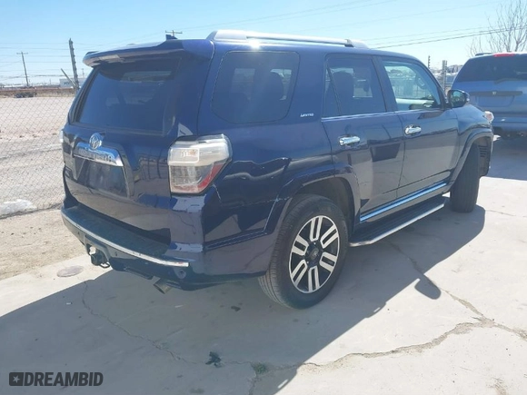 2016 Toyota 4Runner Limited with VIN JTEBU5JR9G5378169, listed as a IAAI auction lot 41672071 with 1 mi miles. Bid and sale history available at carsss.com. Image 4.