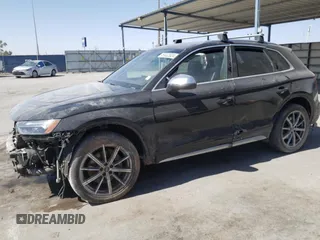 2021 Audi SQ5 Premium Plus with VIN WA1B4AFY7M2035672, listed as a Copart auction lot 59322024 with 25,217 mi miles and Salvage Title. Bid and sale history available at DreamBid. Image 1.
