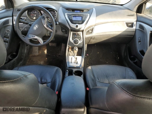 2012 Hyundai Elantra Limited with VIN 5NPDH4AE8CH132720, listed as a Copart auction lot 44357175 with 181,657 mi miles and Salvage Title. Bid and sale history available at carsss.com. Image 8.