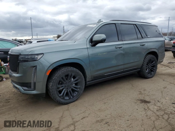 2023 Cadillac Escalade 4WD Sport with VIN 1GYS4FKL0PR211660, listed as a Copart auction lot 53111135 with 26,353 mi miles and Clean title. Bid and sale history available at DreamBid. Image 1.