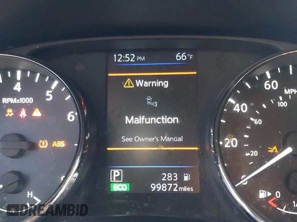 2019 Nissan Rogue SV with VIN KNMAT2MT8KP506083, listed as a IAAI auction lot 41965304 with 99,872 mi miles and . Bid and sale history available at DreamBid. Image 16.